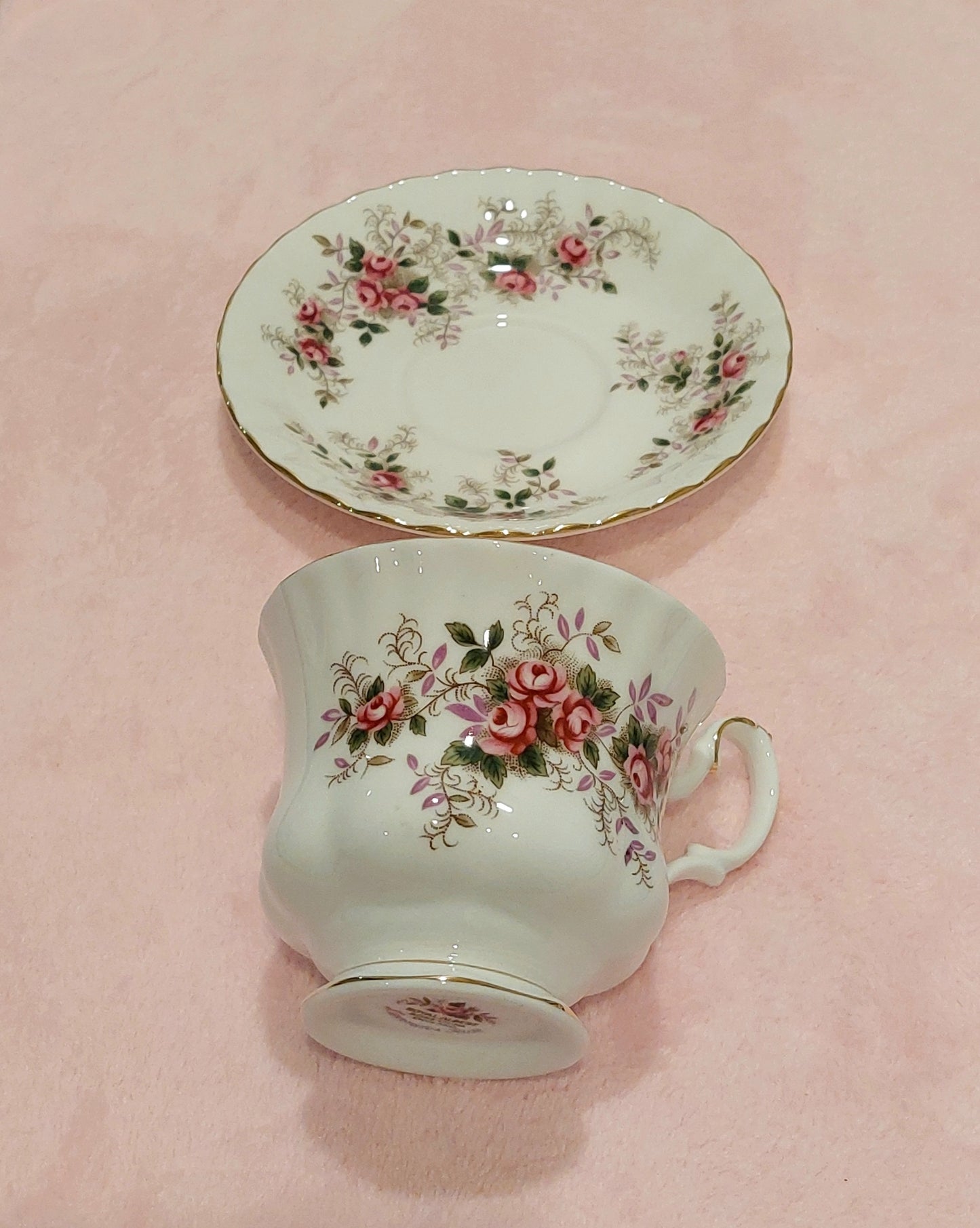 RA009 - Royal Albert Bone China Lavender Rose Tea Cup and Saucer