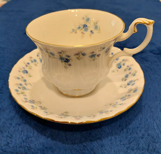 RA023 – Royal Albert Bone China “Memory Lane” Teacup and Saucer