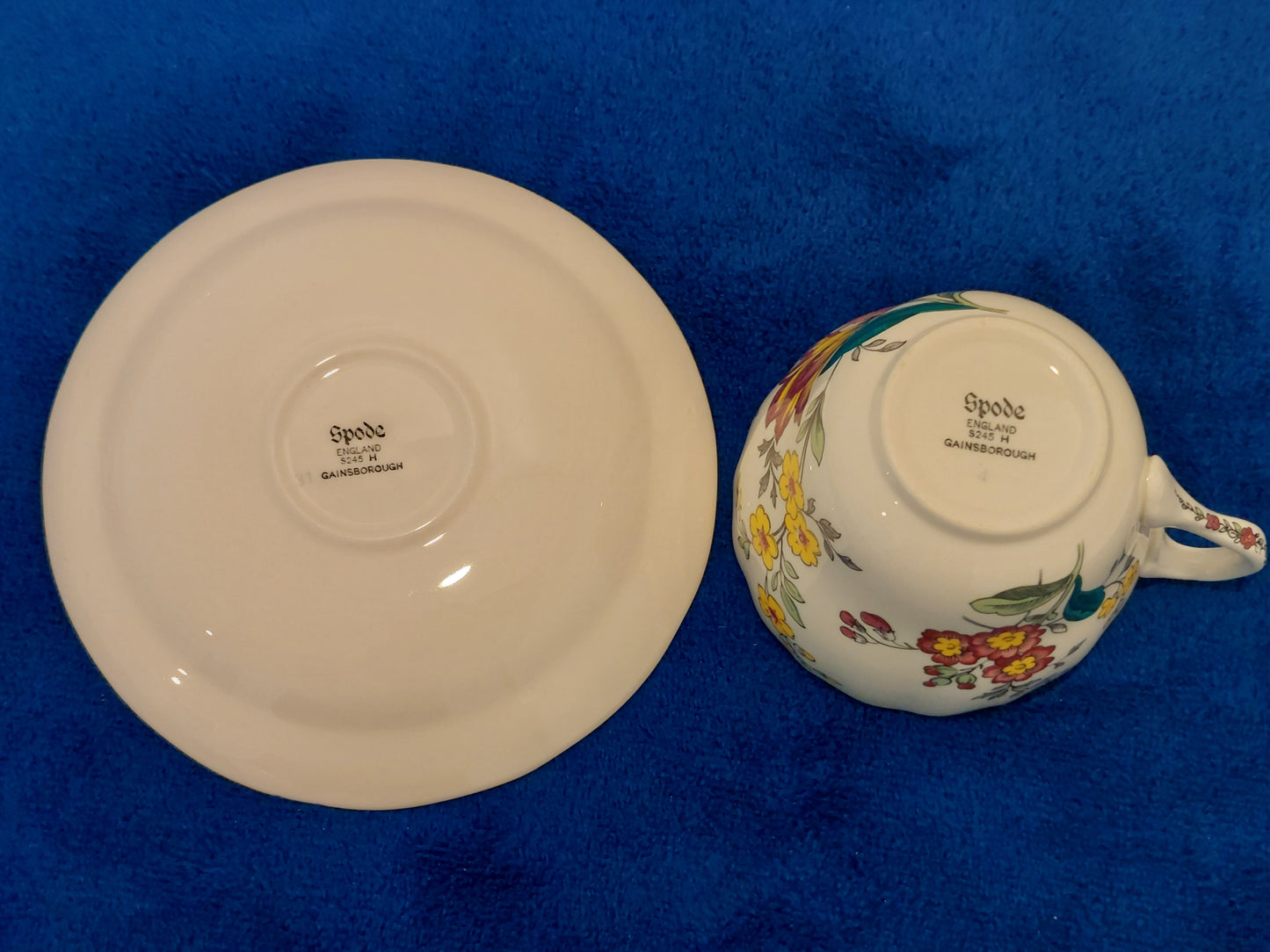 SP002 - Spode S245 Gainsborough Ceramic Tea Set